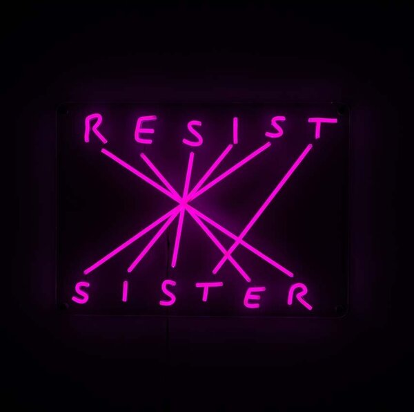 Seletti Led stenska dekoracija Seletti Resist Sister