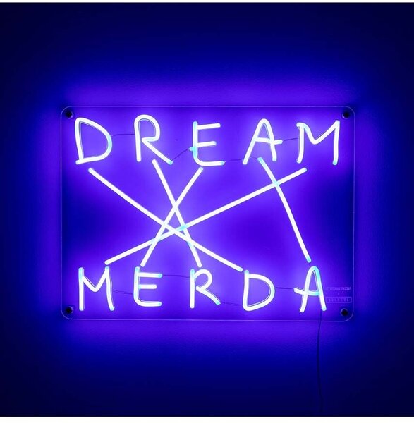 Seletti Led stenska dekoracija Seletti Dream Merda