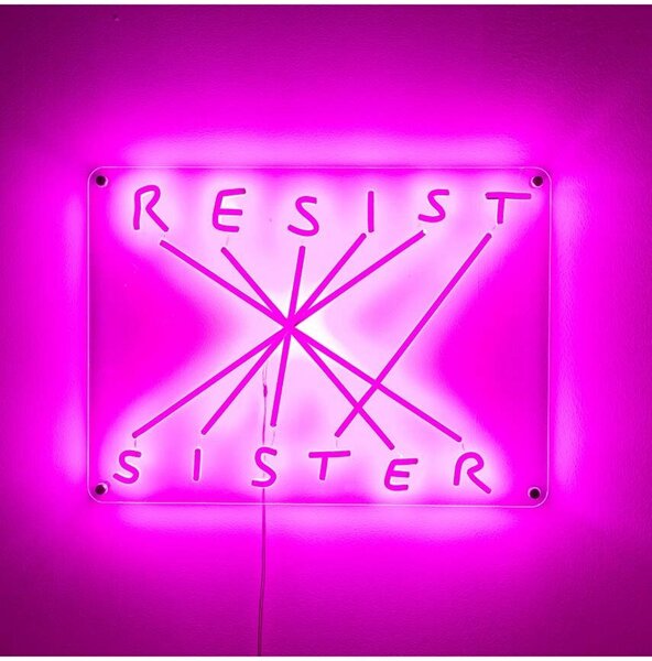Seletti Led stenska dekoracija Seletti Resist Sister