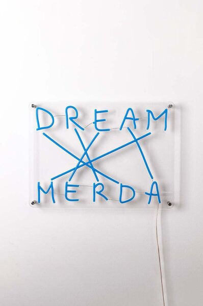 Seletti Led stenska dekoracija Seletti Dream Merda