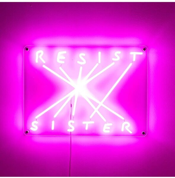 Seletti Led stenska dekoracija Seletti Resist Sister
