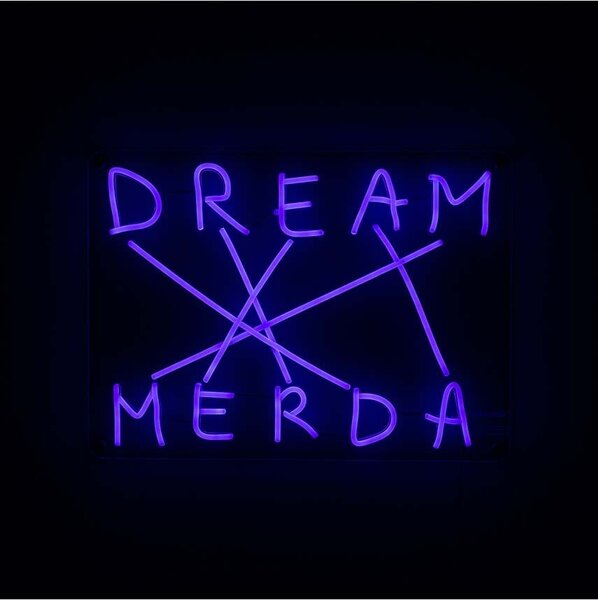 Seletti Led stenska dekoracija Seletti Dream Merda