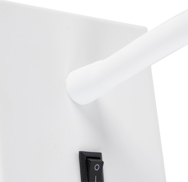 Sodobna fleksibilna stenska svetilka bela LED - Flex