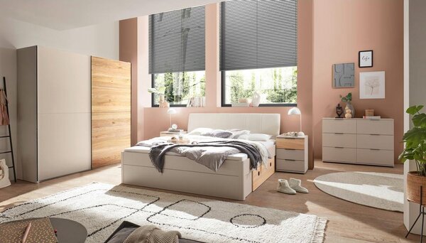 Modern Living Postelja S Predalom Tessona, Kašmir, Barva Hrasta, 180x200
