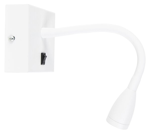 Sodobna fleksibilna stenska svetilka bela LED - Flex