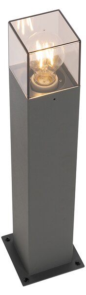 Sodobna zunanja talna svetilka 50 cm temno siva IP44 - Denmark