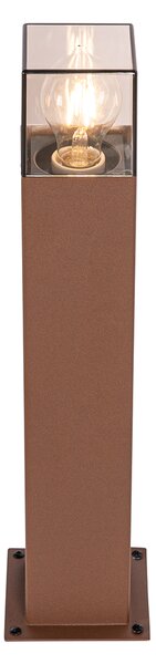 Industrijska zunanja talna svetilka rjava rja 50 cm IP44 - Denmark