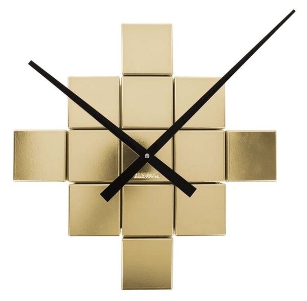 Karlsson Stenska ura Karlsson DIY Cubic Metallic