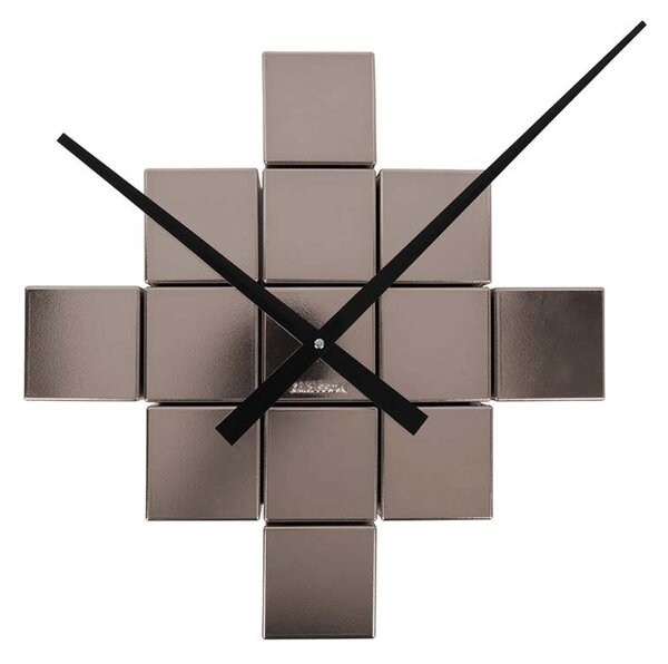 Karlsson Stenska ura Karlsson DIY Cubic Metallic