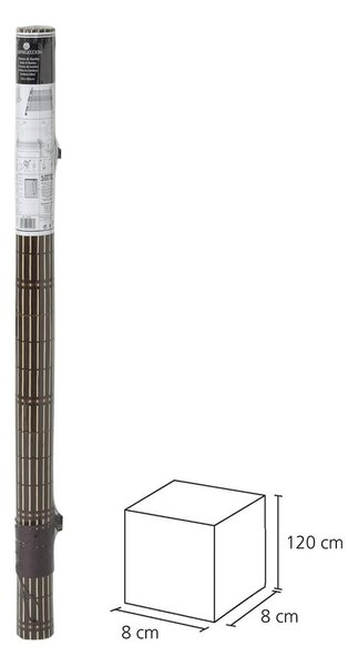 Temno rjava bambusova roleta 120x180 cm Natural Life – Casa Selección