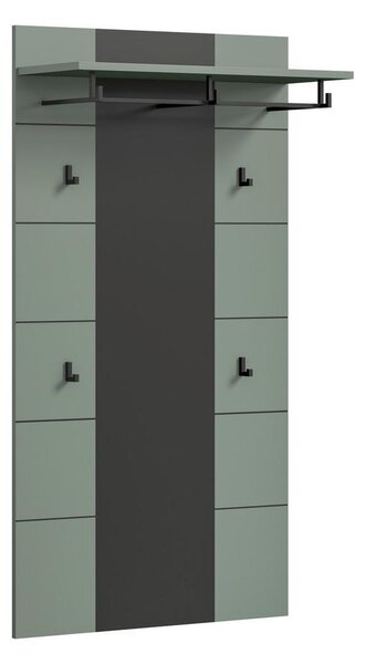 Livetastic Garderobni Panel Canu, Sivozelena