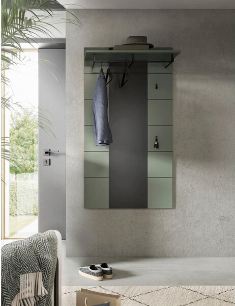 Livetastic Garderobni Panel Canu, Sivozelena