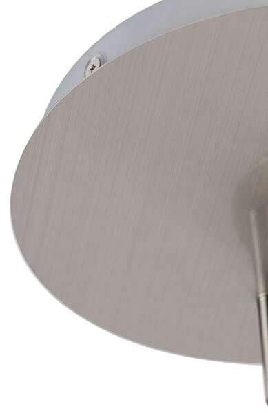 Moderna kopalniška stropna svetilka jeklena 2-luč IP44 - Ducha