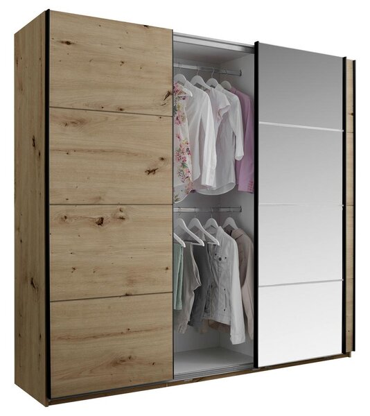 Modern Living Omara Z Drsnimi Vrati Carano, Barva Hrasta