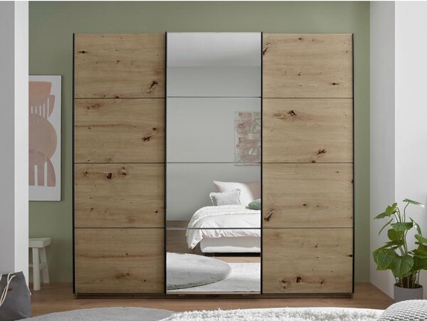 Modern Living Omara Z Drsnimi Vrati Carano, Barva Hrasta