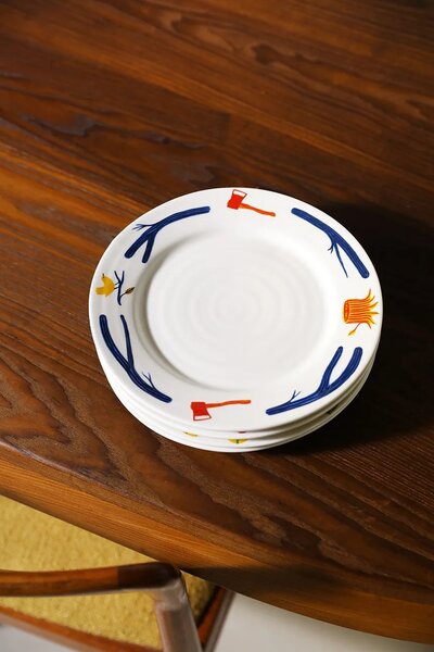 &k amsterdam Komplet desertnih krožnikov &k amsterdam haines 22 cm 4-pack