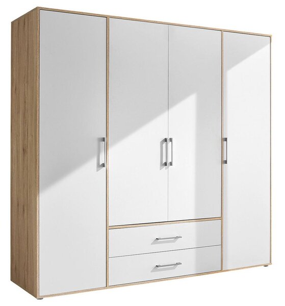 Modern Living Omara S Klasičnimi Vrati Lembo, Bela, Barva Hrasta