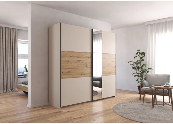 Premium Living Omara Z Drsnimi Vrati Ellmau, Barva Šampanjca