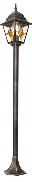 Vinska zunanja svetilka starinsko zlata 120 cm - Antigua