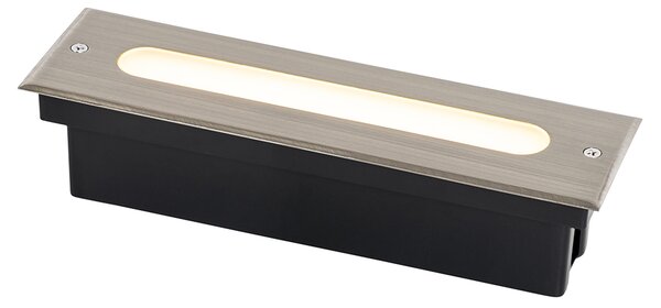 Moderna talna svetilka iz jekla 30 cm, vključno z LED IP65 - Eline