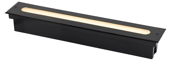 Moderna talna svetilka črna 50 cm z LED IP65 - Eline
