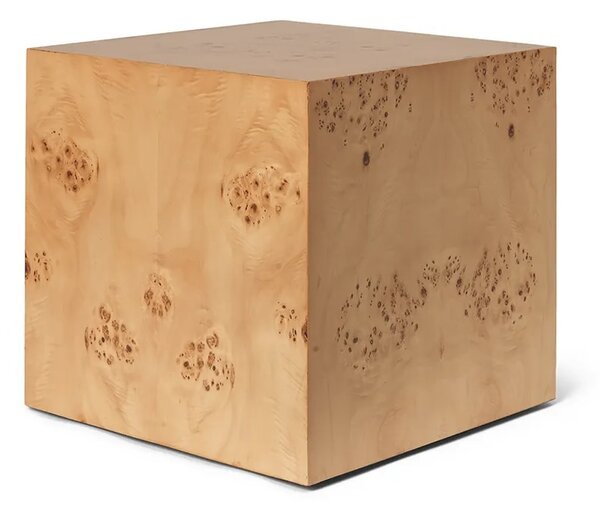 Ferm Living Mizica ferm LIVING Burl Cube Side Table