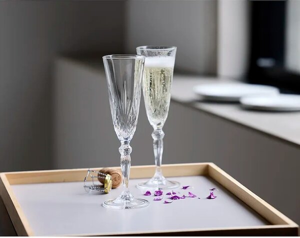 Lyngby Glas Komplet kozarcev za šampanjec Lyngby Glas Melodia 160 ml 4-pack