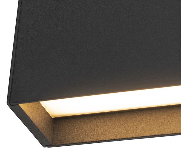Sodobna stenska svetilka antracit vključno z LED IP54 - Spector