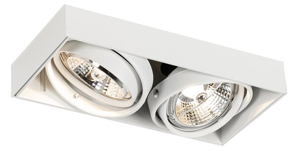 Komplet 6 vgradnih reflektorjev belih GU10 70mm 2-Light Trimless - Oneon