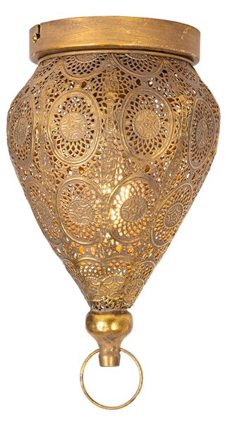 Orientalska stropna svetilka zlata 19 cm - Mowgli