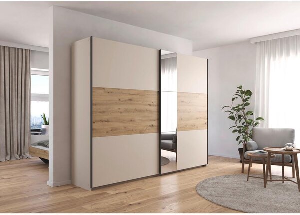 Premium Living Omara Z Drsnimi Vrati Ellmau, Barva Šampanjca