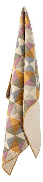 Bloomingville Bombažno posteljno pregrinjalo Bloomingville Crewe 150 x 125 cm