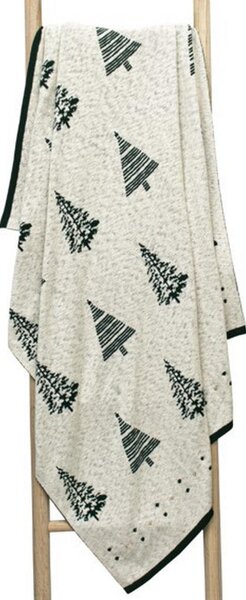 DEKORATIVNA ODEJA BLANCA 130/170 cm zelena, naravne barve, zlate barve