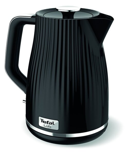 Črn grelnik vode 1,7 l Loft KO250830 – Tefal