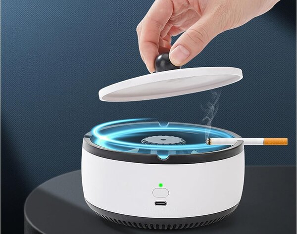 Pametni aku. elektronski pepelnik za odstranjevanje dima USB