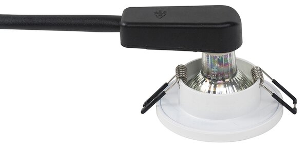 Pametni vgradni reflektor za kopalnico bel, vključno z WiFi GU10 - Shed