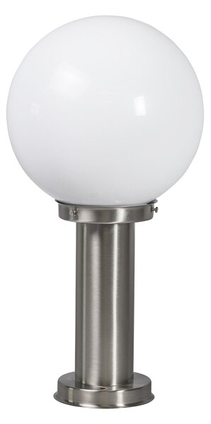 Pametni zunanji svetilni stolpec iz nerjavečega jekla 50 cm, vključno z WiFi A60 - Sfera