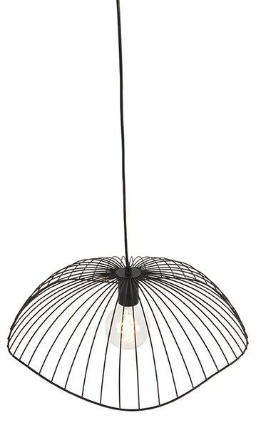 Dizajnerska viseča svetilka črna žica 50cm - Pua
