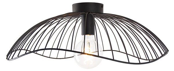 Dizajnerska stropna svetilka črna 50 cm - Pua