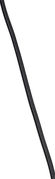 Visiča svetilka s plišasto senčilo pava z zlatom 40 cm - Combi