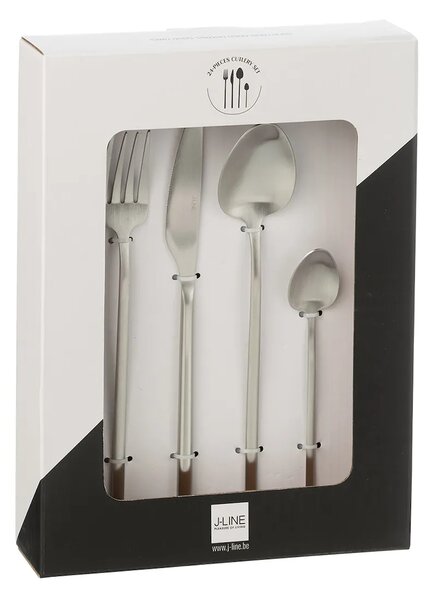 J-Line Komplet jedilnega pribora za 4 osebe J-Line 24-pack