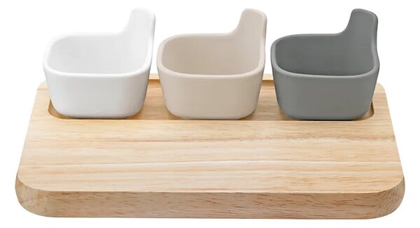 Rig-Tig Komplet servirnih skled s krožnikom Rig-Tig Tapas 3-pack