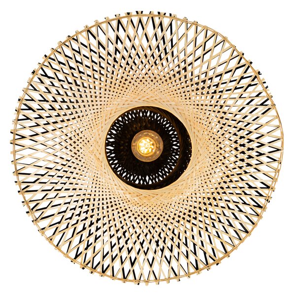 Orientalska zunanja stropna svetilka bambus 50 cm IP44 - Rina