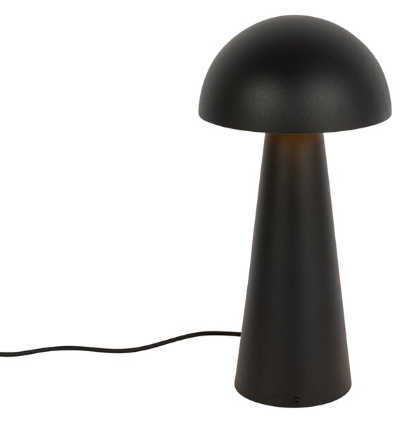 Zunanja talna svetilka črna 50 cm - Mushroom