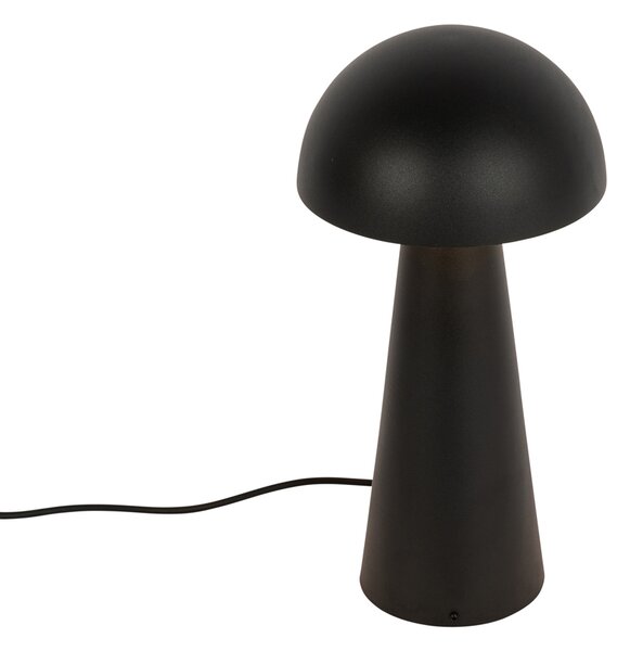 Zunanja talna svetilka črna 50 cm - Mushroom