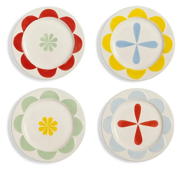 &k amsterdam Komplet krožnikov &k amsterdam folk small 17,5 cm 4-pack