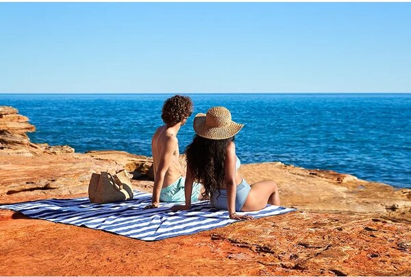 Dock & Bay Odeja za piknik Dock & Bay Whitsunday Blue 170 x 170 cm