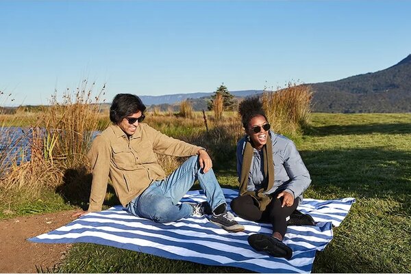 Dock & Bay Odeja za piknik Dock & Bay Whitsunday Blue 170 x 170 cm