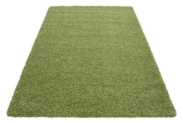 PREPROGA Z VISOKIM FLOROM Life 1500 160/230 cm tkano zelena