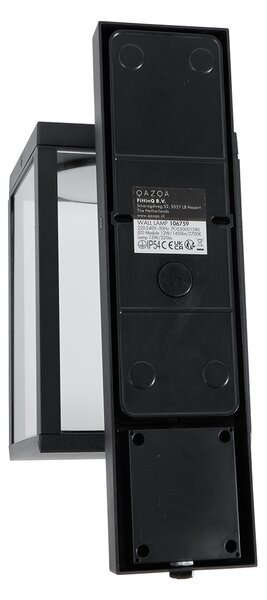 Zunanja stenska svetilka črna, vključno z LED IP54 - Ferdinand